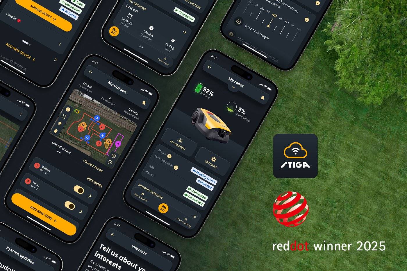 Stiga kabelloser Mähroboter A 25v - mit kostenloser Abdeckung - Image 12